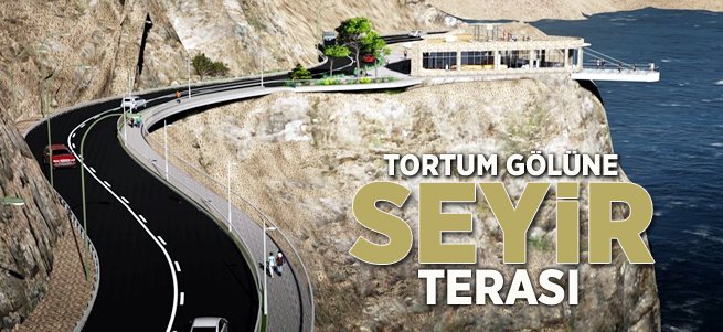 Tortum Gölüne Seyir Terası Yapılacak