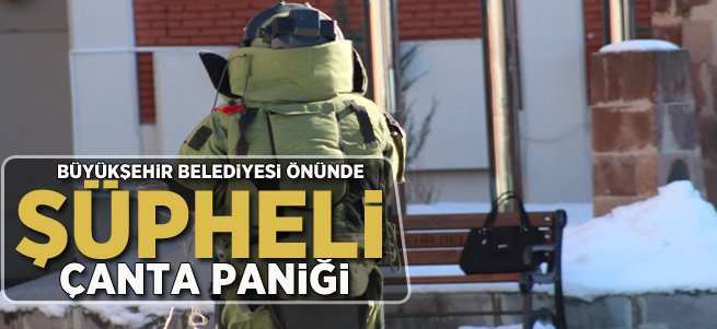Erzurum'da Şüpheli Kadın Çantası Paniği!