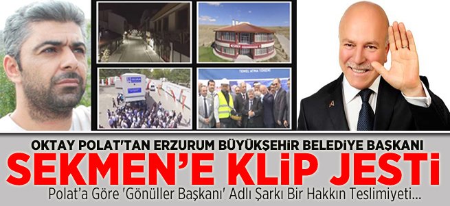 Polat'tan Sekmen'e Klip'li Hizmet Teşekkürü