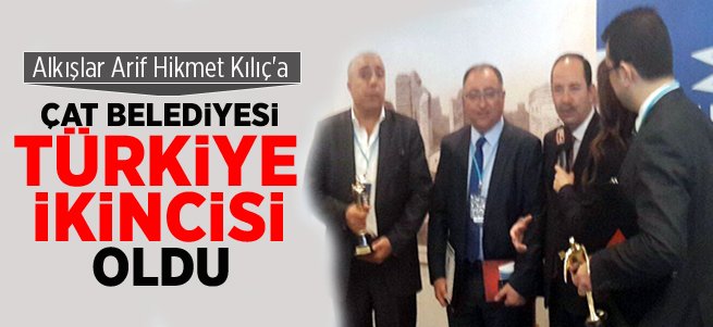 Çat Belediyesi Proje Dalında Türkiye İkincisi