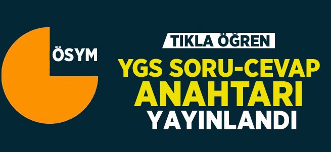 YGS soruları yayınlandı -TIKLA ÖĞREN