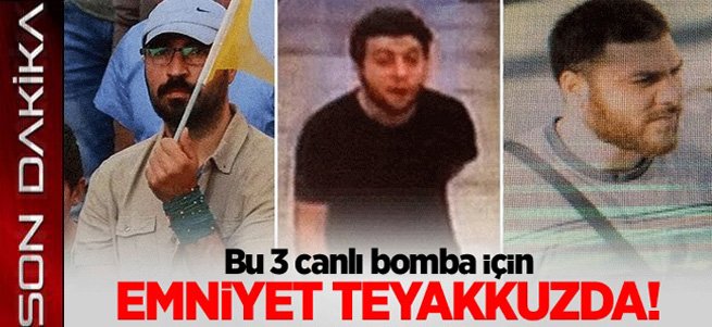 Polis her yerde bu 3 teröristi arıyor 