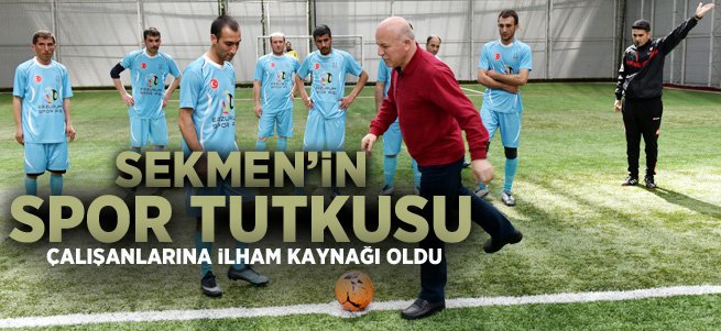 Sekmen'in Spor Tutkusu Çalışanlarına İlham Oldu