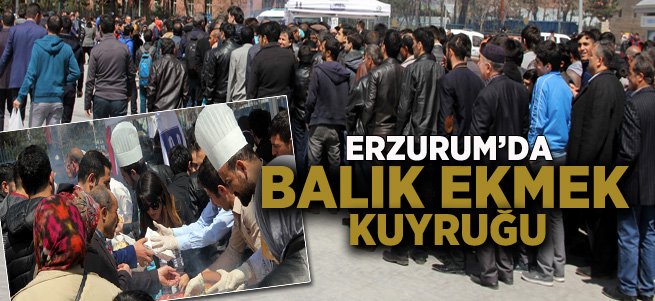 Erzurum'da Balık Ekmek Şenliği