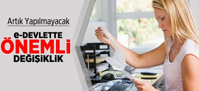 e-Devlet'te artık plaka sorgulaması yapılmayacak