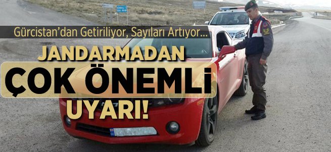 Erzurum Jandarma'dan Çok Önemli Uyarı!