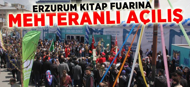 Erzurum'da Kitap Fuarı Açıldı