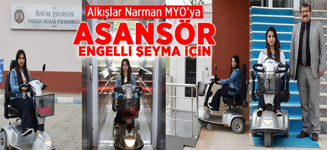 Engelli Öğrenci İçin Okula Asansör Yapıldı