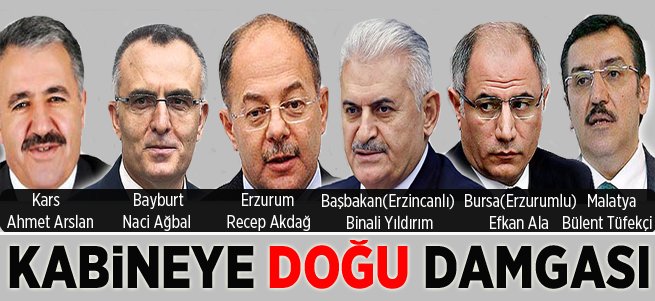 Kabineye Doğulu Bakanlar Damga Vurdu