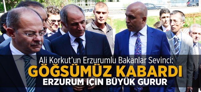 Başkan Korkut'un Yeni Kabine Sevinci