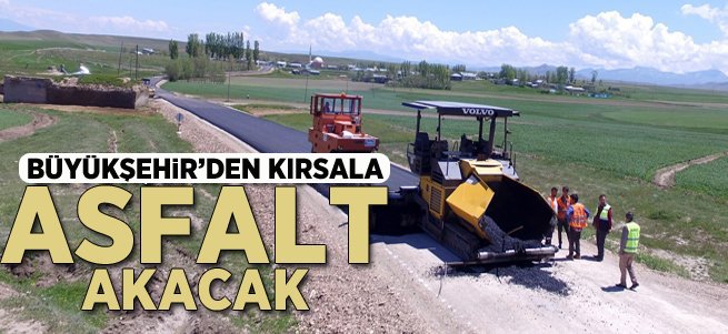 Büyükşehir'den Kırsala 332 Bin 400 Ton Asfalt 