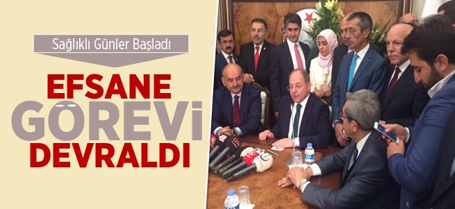 Bakan Akdağ görevi devraldı