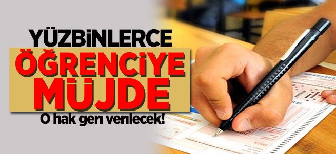 Öğrencilere Müjde! 'Ek Puan' Geri Geliyor