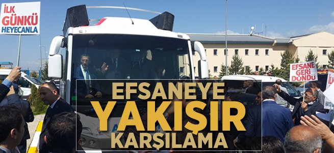 Efsaneye Yakışır Karşılama