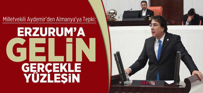 Aydemir: Gelin Erzurum'a Gerçeklerle Yüzleşin