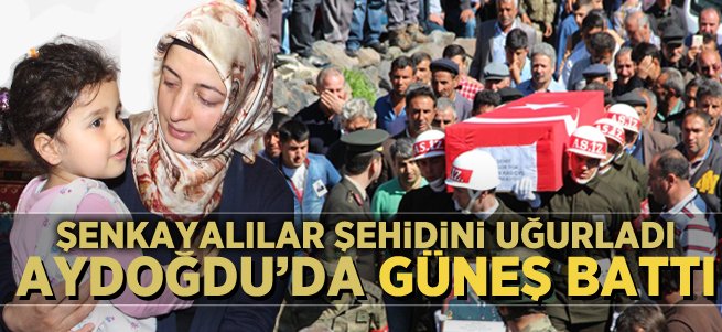 Şenkayalılar Şehidini Uğurladı