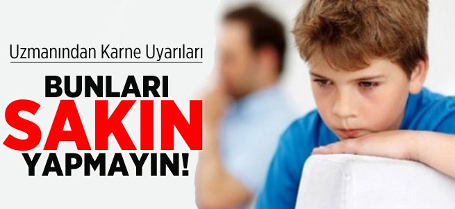 Karne Uyarısı: Kıyaslamaktan Kaçının