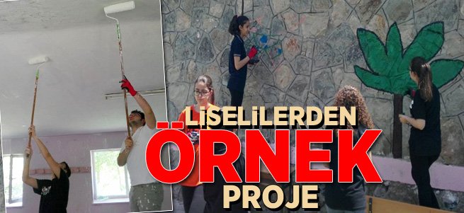 Liseli Öğrencilerden Örnek Proje!