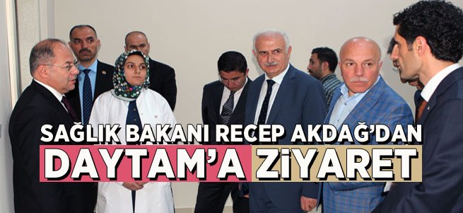 Bakan Akdağ'dan DAYTAM'a Ziyaret