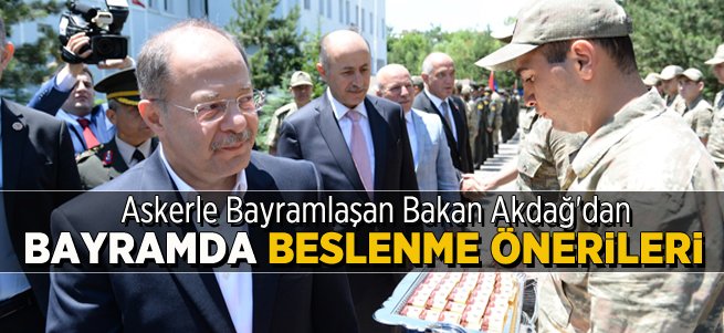 Akdağ'dan bayramda beslenme önerileri