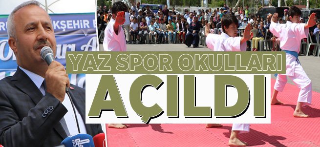 Büyükşehir Belediyesi Yaz Spor Okulları Açıldı