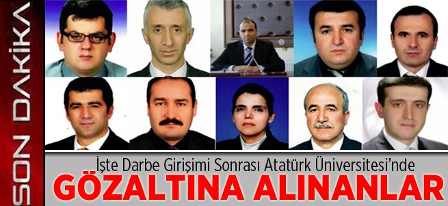 İşte Gözaltına Alınan Akademisyenlerin İsimleri