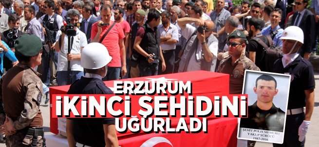 Erzurum İkinci Şehidini Uğurladı