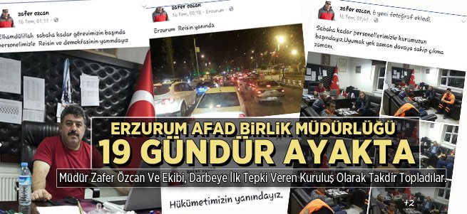 AFAD Birlik Müdürlüğü 19 Gündür Ayakta