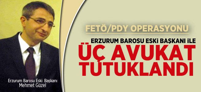 Baro Eski Başkanı İle 3 Avukat Tutuklandı