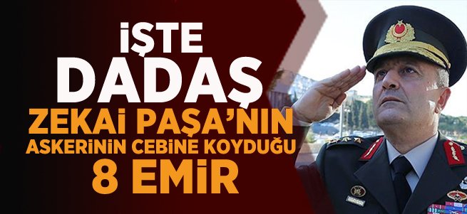 Dadaş Paşa'nın Askerinin Cebine Koyduğu 8 Emir