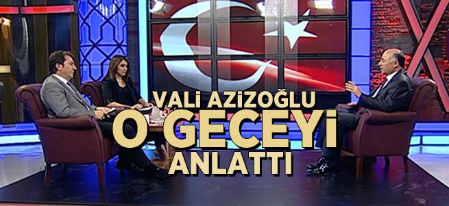 Erzurum Valisi Azizoğlu O Geceyi Anlattı 