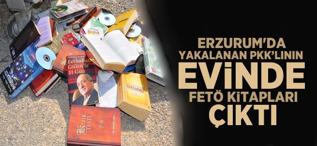 PKK'lının Evinde Gülen'in Kitapları Çıktı