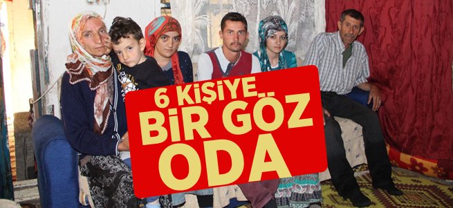 6 kişilik 1 Göz Oda Hayat