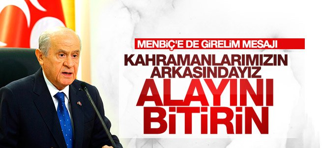 Bahçeli'den Hükümete Tam Destek: Alayını Bitirin