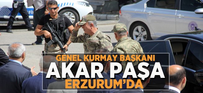 Genelkurmay Başkanı Akar Erzurum’da 