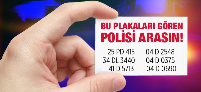 Doğu’da çalıntı araç alarmı 