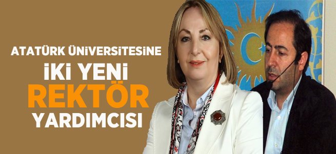 Üniversiteye iki yeni rektör yardımcısı