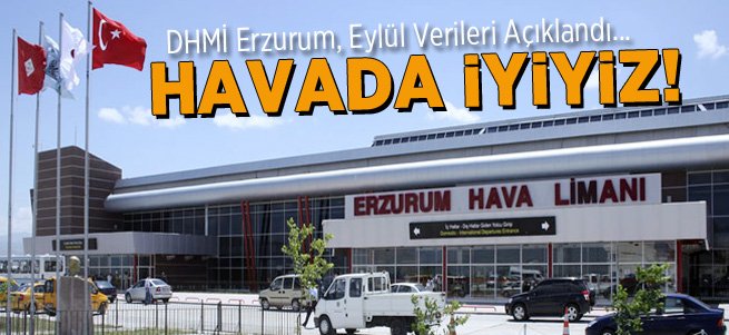 DHMİ Erzurum Eylül verileri açıklandı 