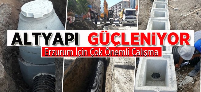 Büyükşehir kentin altyapısını güçlendiriyor