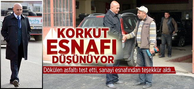 Başkan Korkut esnafı düşünüyor