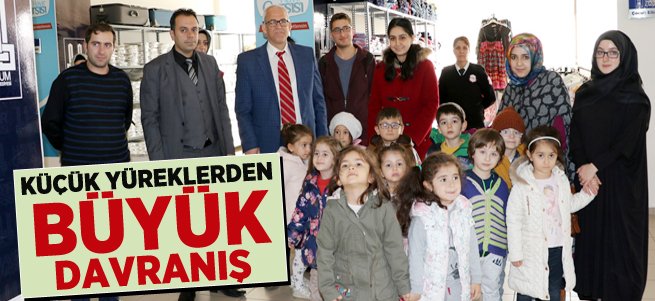 Küçük yüreklerden büyük davranış