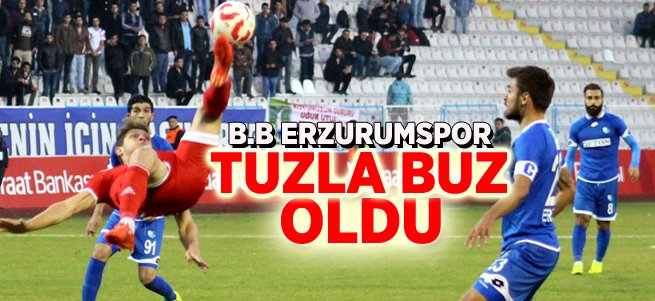 B.B. Erzurumspor Farklı Mağlup Oldu