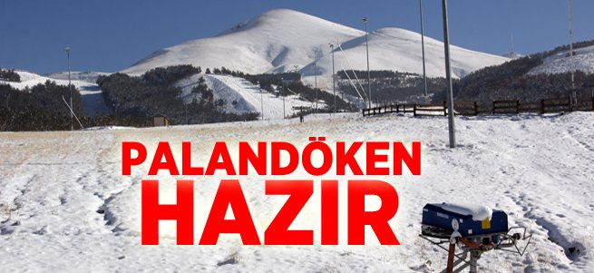 Palandöken kayak merkezi yeni sezona hazır 