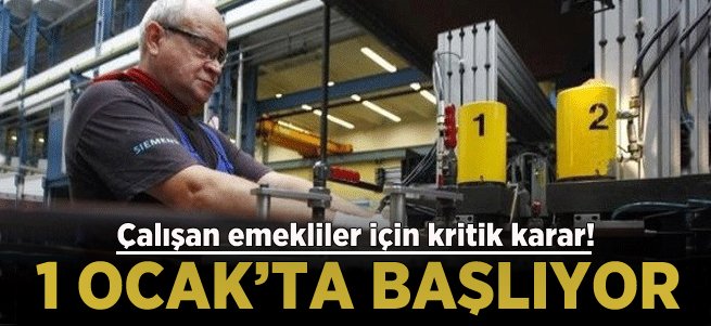 Çalışan emekliye ikinci tazminat hakkı