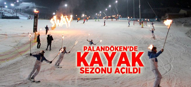 Palandöken'de kayak sezonu açıldı