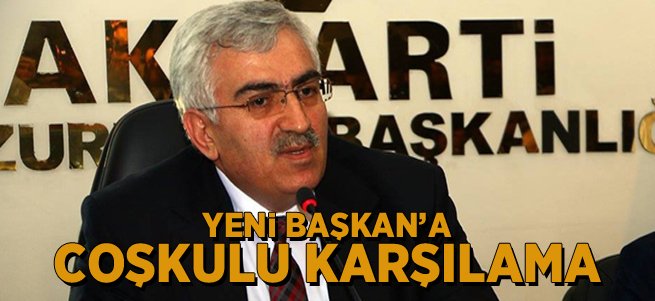 AK Parti İl Başkanı Öz’e coşkulu karşılama