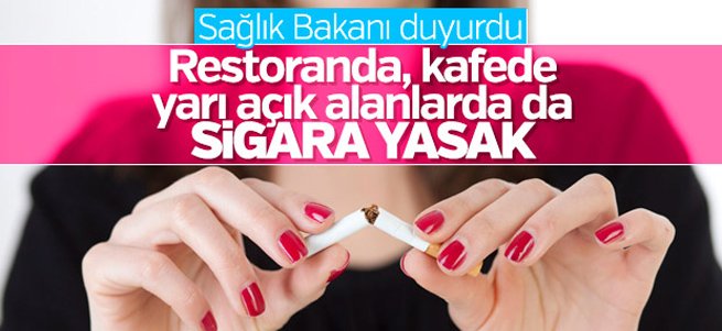 Sigara yasağı genişletiliyor