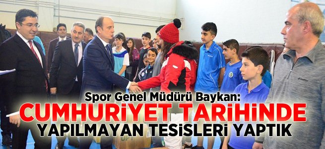 “Cumhuriyet tarihinde yapılamayan tesisleri yaptık” 