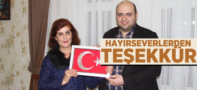 Hayırseverlerden Başkan Orhan’a teşekkür 