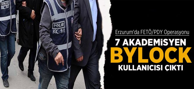 Erzurum'da 7 akademisyene yakalama kararı 